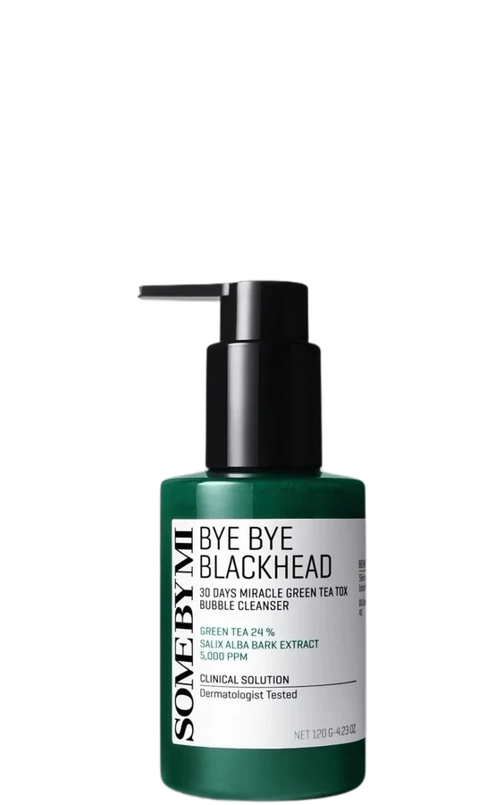 Some By Mi Exfoliant Bye Bye Blackhead 30 Days Miracle Green Tea Tox Bubble Cleanser