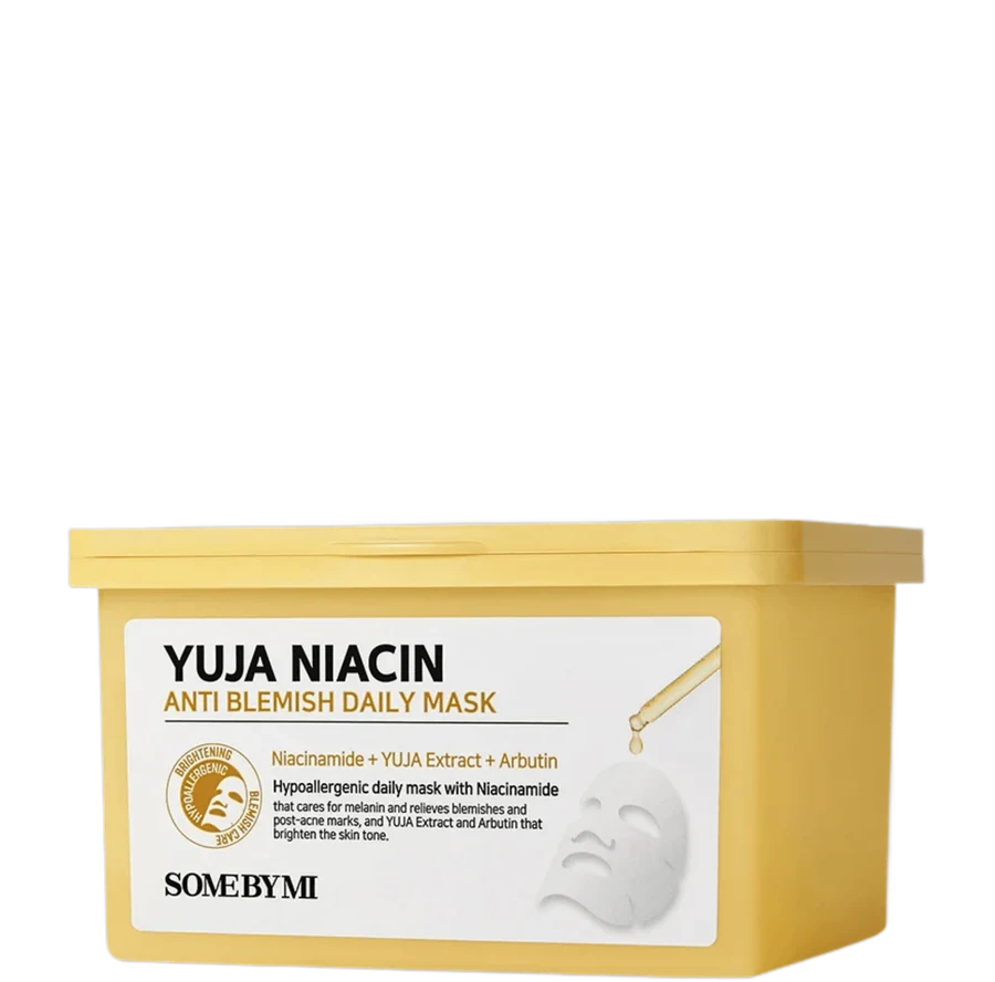 Some By Mi Masques Yuja Niacin Anti-Blemish Daily Mask (30 pc)