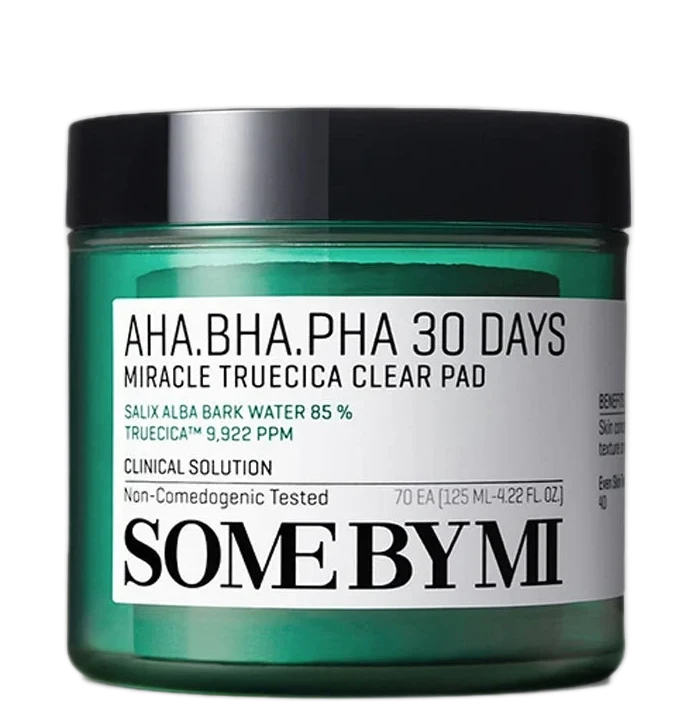Some By Mi Pads AHA BHA PHA 30 days Miracle Truecica Clear Pad