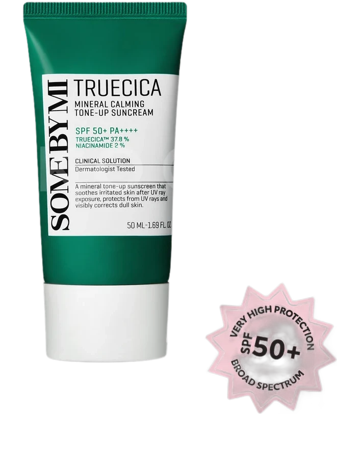 Some By Mi Truecica Mineral Calming Tone-Up Suncream SPF50+