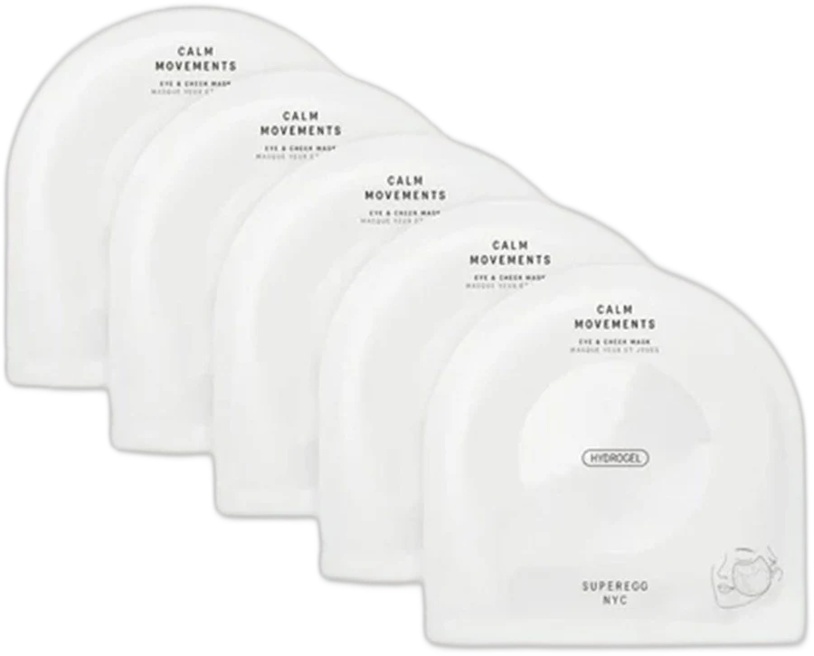 Superegg Calm Movements Eye & Cheek Mask (Set of 5)