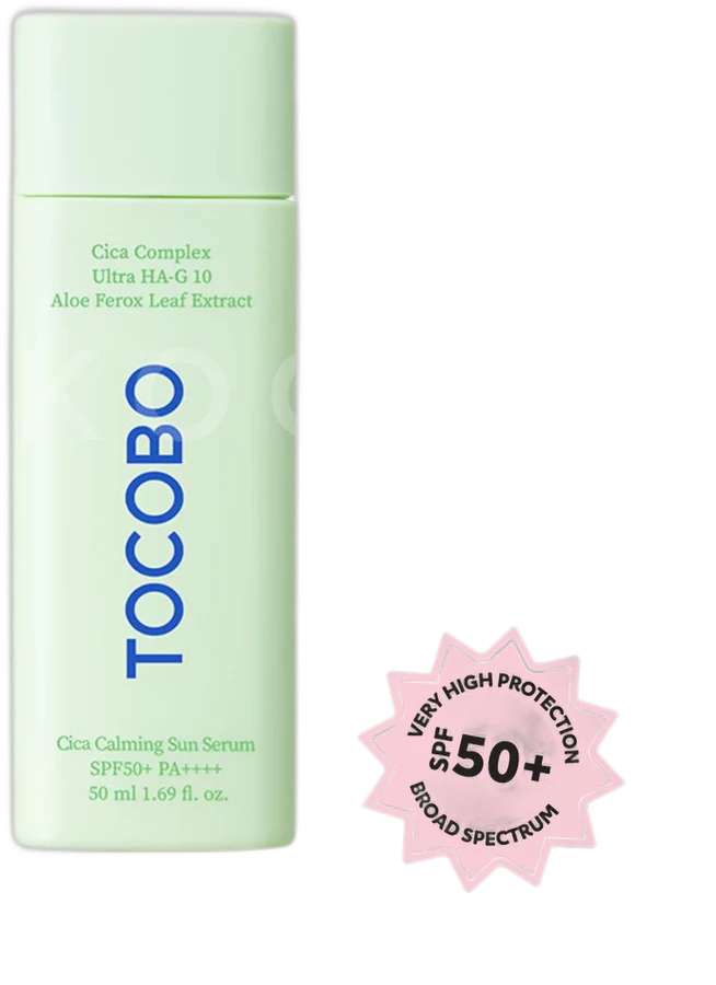 TOCOBO Cica Calming Sun Serum SPF50+
