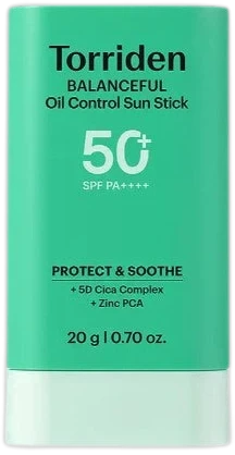 Torriden Balanceful For Men Cica Oil Control Sun Stick SPF50+ PA++++