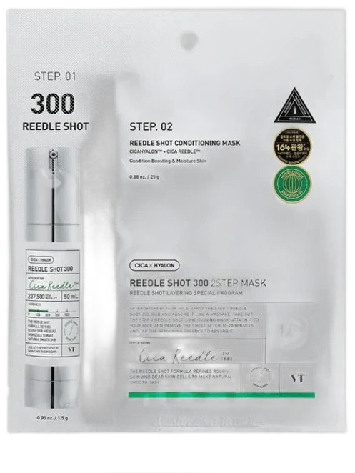 VT Cosmetics MILD REEDLE SHOT 300 2-STEP MASK